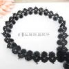 Encaje Negro Encaje Soluble en Agua Pulsera Coreana Collar Vestido de Novia Cortina Accesorios para Ropa Material Hecho a Mano DIY