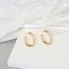 Brincos Franceses Europeus e Americanos Femininos Nicho Retrô High-end Vento Frio Tarraxa Argola Novo Design Brinco Elegante Feminino