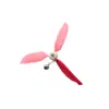Valor de color alto color molino de viento giratorio juguete para gatos con plumas cabeza de repuesto juguete para gatos caza de plumas suministros interactivos para aliviar el aburrimiento del gato