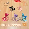 Novo Pingente Colorido Criativo de Estrela de Cinco Pontas Dupla Pingente de Sino Acrílico Acessório de Bolsa para Melhor Amigo Enfeite para Pendurar DIY
