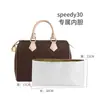 Adequado para Etiquetas de Bagagem Lv, Bolsa Macia Speedy 25/30, Chaveiro de Embarque, Alça de Bolsa, Acessórios de Forro Interno