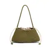 Bolsa de Hombro y Axila Tejida de Lujo Accesible Nueva Otoño e Invierno 2025 Bolso Bandolera Bolso Cesta de Verduras Bolso de Mano Versátil Esmerilado