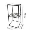Colgador de Piña de Aire Estante Fijo para Flores Piña Pequeña Soporte de Resorte Regadera Pegamento Mini Estante