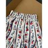 Pantalones casuales con estampado floral retro artístico para mujer, pantalones anchos y finos de verano con efecto desgastado, pantalones anchos y holgados de estilo nicho.