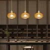 Luminária de cabeceira para quarto em estilo japonês wabi-sabi, luminária de parede com fundo de arte em madeira para sala de estar, popular em hospedagens online, luminária pendente de abóbora simples e única