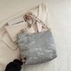 Verano 2024 Nueva Moda Bolso Bandolera de Hombro Gran Capacidad Textil Bolso Tote para Viaje Bolso Balde Empalmado Bolso de Mujer