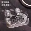 Prateleira de Armazenamento com Ventosa para Cozinha, Banheiro e Lavabo, Solução de Armazenamento Montada na Parede Sem Furos, Caixa de Armazenamento para Lavatório