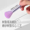 Lmltop Juego de 6 Brochas de Maquillaje de Cristal, Brocha para Polvos Sueltos, Brocha para Sombras de Ojos, Brocha para Iluminador, Juego de Brochas de Maquillaje Llt38
