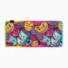 Mouse Pad Extra Grande para Uso no Escritório, Fornecimento Direto da Fábrica, Mouse Pad Grande Antiderrapante Monstro Ilustrado Brilhante RGB, Teclado Personalizável