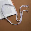 Popular Cadena de Cintura Trenzada de Cuerda de Cera Bohemia, Cinturón Delgado para Mujer, Accesorio de Vestido de Moda y Versátil, Venta al por Mayor Transfronteriza