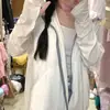[Calidad Tik Tok Tmall] Cardigan Negro Protector Solar Holgado Talla Grande Ropa Protectora Solar para Mujer Verano Nueva Chaqueta Delgada