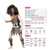 Ropa para Hombre Halloween Cosplay Mascarada Juego de Rol Estampado de Leopardo Disfraz de Actuación Atuendo de Actuación