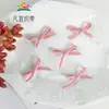 Pinza para el pelo de lana con lazo colorido tejido a mano, pinza para flequillo, pinza lateral para niña, accesorios, accesorios dulces para la cabeza