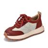 [Preço do Evento 128] Sapatos Casuais de Verão em Mesh Respirável Hot Diamond Couro Genuíno Cano Baixo Sapatos Femininos Sapatos de Corrida Leves