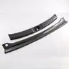 Placa protectora trasera 23CRV tira de umbral de puerta modificada de fibra de carbono ABS adecuada para Honda New CRV decoración de pedal de bienvenida para portón trasero