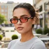 Gafas de Sol 2026 Nuevas de Alta Calidad con Montura Pequeña, Mismo Estilo que las de la Celebridad de Internet, con un Elegante Diseño de Triángulo Invertido y Protección UV