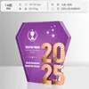 Trofeo Personalizable Color Cristal Metálico 2025 para Reunión Anual de Empleados Premios de Aniversario Competencia Medalla Creativa Personalizable