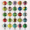 Ojos de Animal Simulados Accesorios DIY Pupila Vertical Pegatinas de Cristal Vidrio Ojos de Muñeca Pegatinas de Ojo de Vidrio