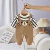 Ropa para Bebé, Tirantes Lindos, Mono Falso de Dos Piezas, Ropa de Otoño para Bebés y Niños Pequeños, Ropa Exterior Súper Linda, Ropa para Gatear para Recién Nacidos