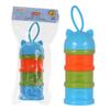 Bote para leche en polvo desmontable para bebé con cabeza de rana portátil, rejilla de color para leche en polvo, caja para leche en polvo de tres capas, caja para leche en polvo con cabeza de oso, elevador