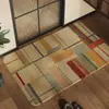 Alfombrilla de baño tejida estilo retro de tierra de diatomeas, absorbente, antideslizante, de secado rápido, adecuada para el baño, la entrada, y fácil de limpiar y mantener