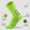 Calcetines de fútbol transfronterizos, calcetines antideslizantes de media pantorrilla para adultos, calcetines deportivos profesionales de entrenamiento y competición para exteriores, calcetines largos absorbentes de sudor y transpirables