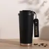Taza de café de lirios del valle de alto valor con pajilla doble personalizada, termo de acero inoxidable 316, taza de regalo de alta calidad para niños y niñas