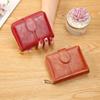 2023 Nuevo Tarjetero Corto para Mujer Estilo Fresco para Estudiante Clutch con Cremallera Billetera de Cuero Suave 80% de Descuento Monedero Moda
