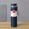 Copo Térmico de Aço Inoxidável de Grande Capacidade Simples Transfronteiriço, Chaleira Solar, Garrafa de Água Esportiva Conveniente para Exterior, Copo de Presente para Eventos