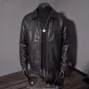 Chaqueta de Cuero PU Holgada Estilo Biker Retro Americano Solapa Casual Manga Larga Chaqueta para Hombre 2026 Otoño Nueva Llegada