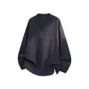 Nova Camiseta Masculina Casual Lisa de Manga Longa com Gola Redonda Solta para Outono/Inverno 2026, Camiseta Básica Pulôver Plus Size