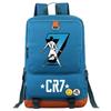 Mochila escolar de gran capacidad con estampado de Luffy de One Piece para estudiantes jóvenes, mochila de viaje para hombres y mujeres