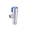 Válvula angular de 4 puntos para agua caliente y fría, de acero inoxidable, para calentador de agua de inodoro, válvula de bola de gran caudal, válvula triangular de paso recto, interruptor