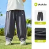 [Compra 2 artículos, obtén 3 yuanes de descuento] Ropa Infantil de Dudu Pantalones para Niños Pantalones de Verano para Niños Anti-Mosquitos Pantalones Largos de Otoño para Niñas