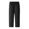 Calças de Algodão Masculinas para Inverno Roupas Externas Calças Quentes com Joelheiras à Prova de Vento e Frio com Forro de Lã Calças Casuais Grossas Masculinas