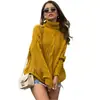 Novo Suéter de Malha Estilo College Outono/Inverno 2026 para Mulheres, Suéter Pulôver de Gola Alta Grosso com Tranças Mais Vendido da Amazon para Mulheres