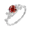 S925 anel de moissanite de prata esterlina moda all-match Vine anel de diamante transfronteiriço venda quente nicho design Anel Avançado
