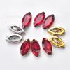 Cor olho de cavalo oco garra broca pontiagudo fundo de vidro strass costura manual broca DIY nail art vara broca roupas sapato saco de cristal