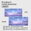 Mouse Pad Paisagem Roxo Olho Ampliado Proteção Cura Estudo Campo Mesa Pad Protetor de Pulso Mesa Mouse Pad