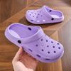 Sapatos de furo EVA desgaste doméstico à deriva antiderrapante à prova d'água chinelos de jardim de ar fresco chinelos de moda atacado