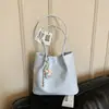 Bolso de Mujer de Gran Capacidad de Moda Nueva Primavera 2026, Bolso de Hombro Texturizado Simple y Único, Bolso Tote de Diseño de Nicho