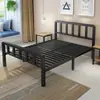 Cama de Estrutura de Ferro Nórdica, Cama de Ferro, Cama de Casal 1,8m Cama de Ferro Estilo Europeu Minimalista Moderno Estrutura de Cama de Ferro Individual 1,5m