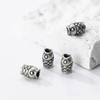 Plata 925 Plata Tailandesa Envejecida Mate Pez Passepartout Separadores Pulsera Cuentas Sueltas Cuerda DIY Material Accesorios T0562