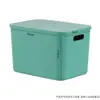 Caja de almacenamiento canasta de almacenamiento de escritorio canasta de almacenamiento de bocadillos y juguetes para la sala de estar canasta de almacenamiento de artículos varios para la cocina caja de almacenamiento rectangular con tapa
