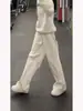 Jeans Largos de Rua Estilo Americano para Homens, Versátil Casual de Outono, Calças Retas Flare de Alta Qualidade