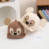 Sombrero de verano para bebés, ardilla de dibujos animados con orejas grandes, gorra de béisbol de ala suave, gorra de visera fresca para niños, comercio exterior