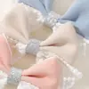Nuevo Pasador de Pelo con Lazo de Encaje de Tela para Niños Amazon Color Macarrón Lolita Accesorios para el Cabello de Niña 4468