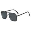 Gafas de sol de metal transfronterizas para hombre, gafas de sol polarizadas para conducir, pescar, gafas de sol para piloto, gafas de sol anti-ultravioleta, luz intensa