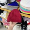 Chapéu extra grande atualizado, chapéu de malha para meninos e meninas, chapéu de lã solta de pele de coelho, outono e inverno. O novo chapéu frio faz o rosto parecer pequeno.