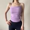 Sutiã de ioga sexy com alça para pilates, dança, beleza, dorsal, roupa íntima plissada, roupa externa, fitness, colete